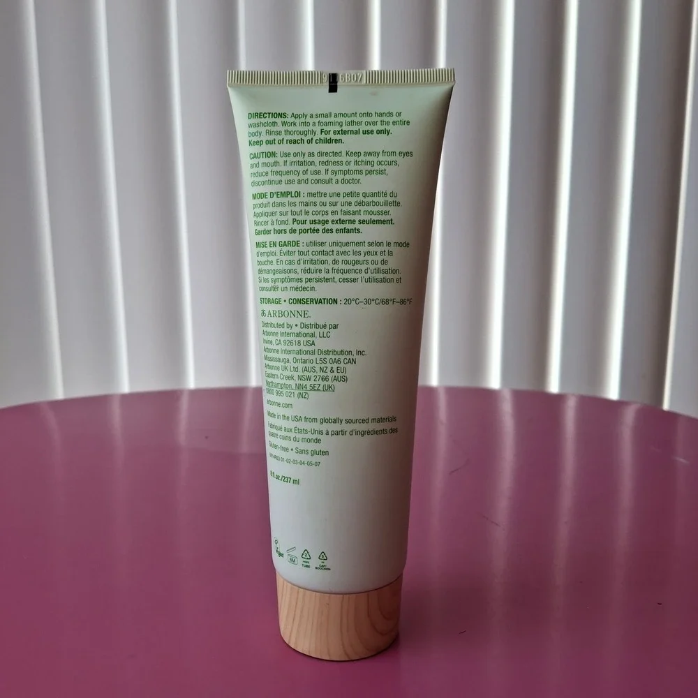 Arbonne Rescue & Renew Detox Wash 8 fl oz‎ Body Cleanser Discontinued Vegan